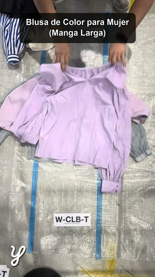 Women's colored blouse (long sleeve)