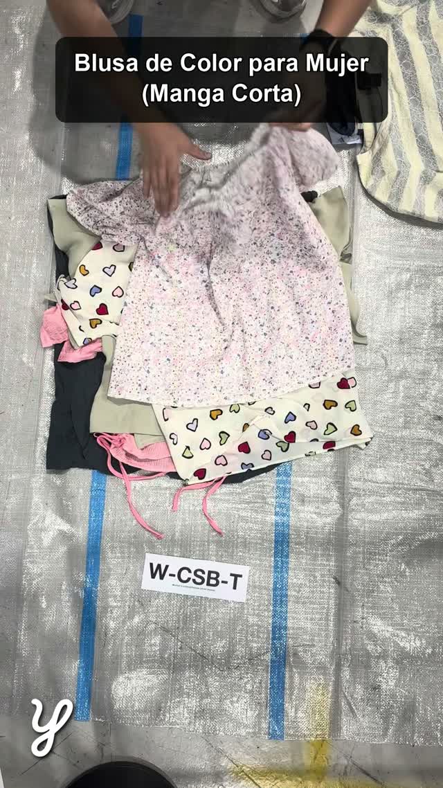 Women's colored blouse (short sleeve)