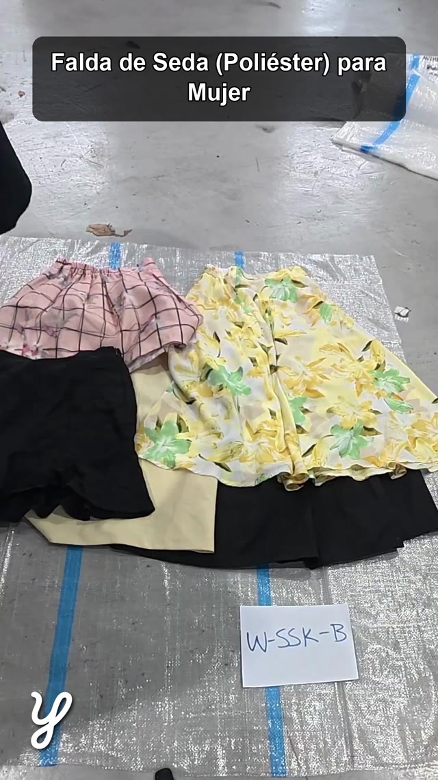 Women's silk (polyester) skirt